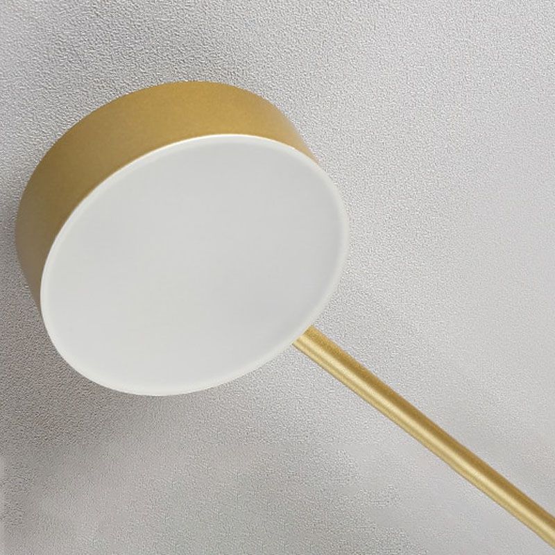 LAMPA DE PLAFON MODERNA GOLD 4-ARM LED APP520-4C  4