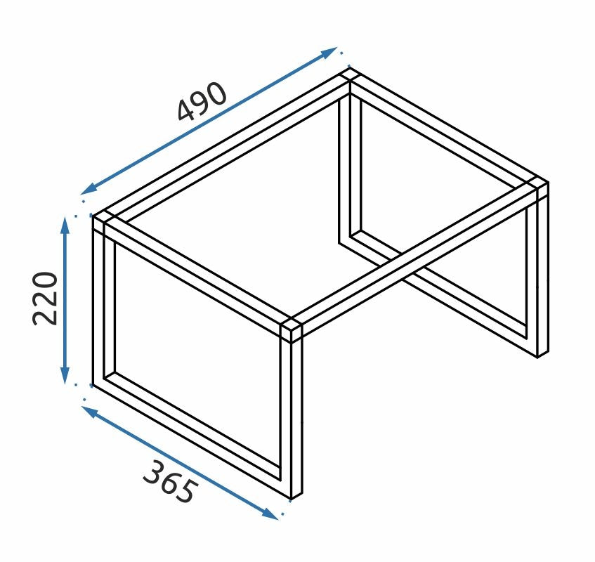 Chiuvetă Din Conglomerat Goya 50cm + Cadru  6