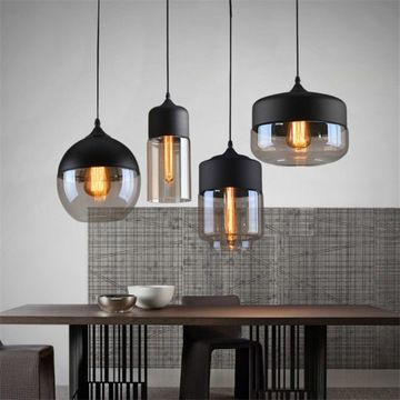 Lampa DE TAVAN SUSPENDABILA din sticla Zenit D Black  8