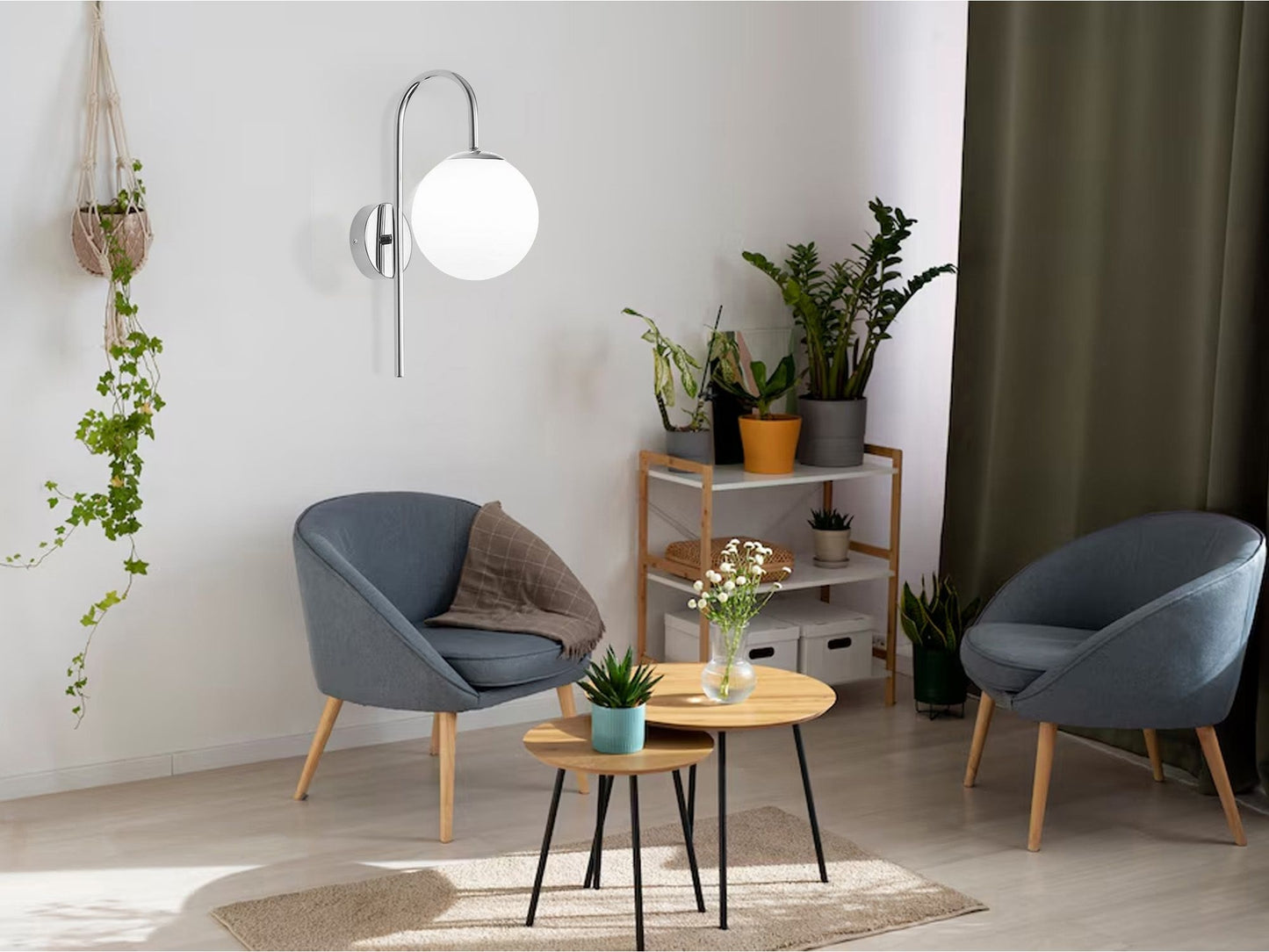 Lampa De Perete G092-1w Chrome  7