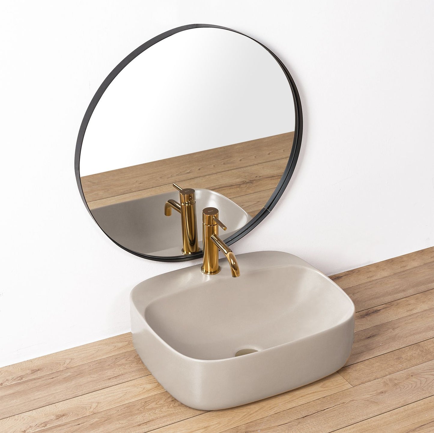 Lavoar pentru blat Rea Luiza 50 Grey MAT 2