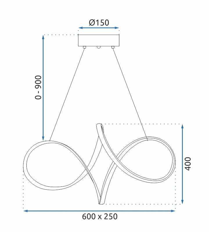 Lampă Suspendată Led G081-1cp Gold  7