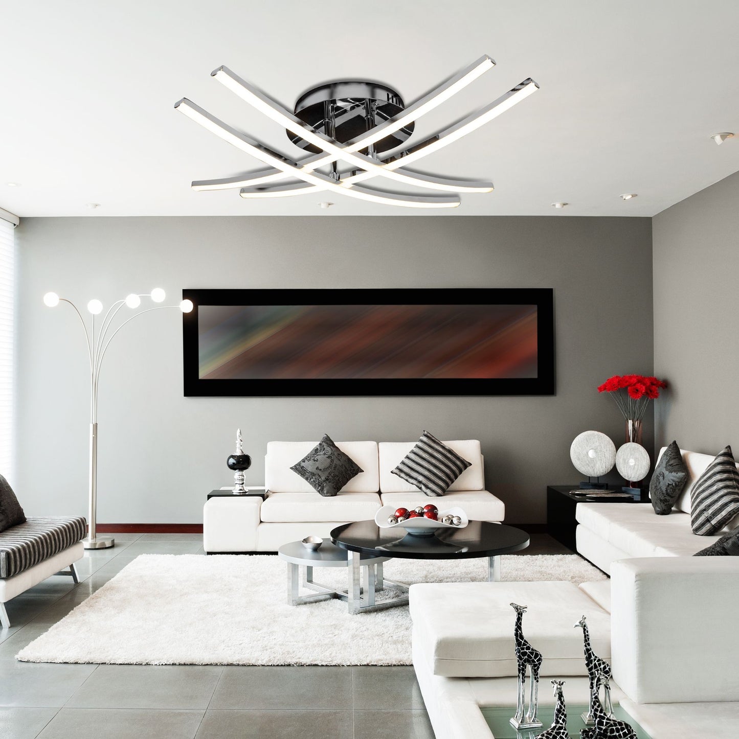 Lampa DE TAVAN Plafoniera LED moderna APP398-C  3