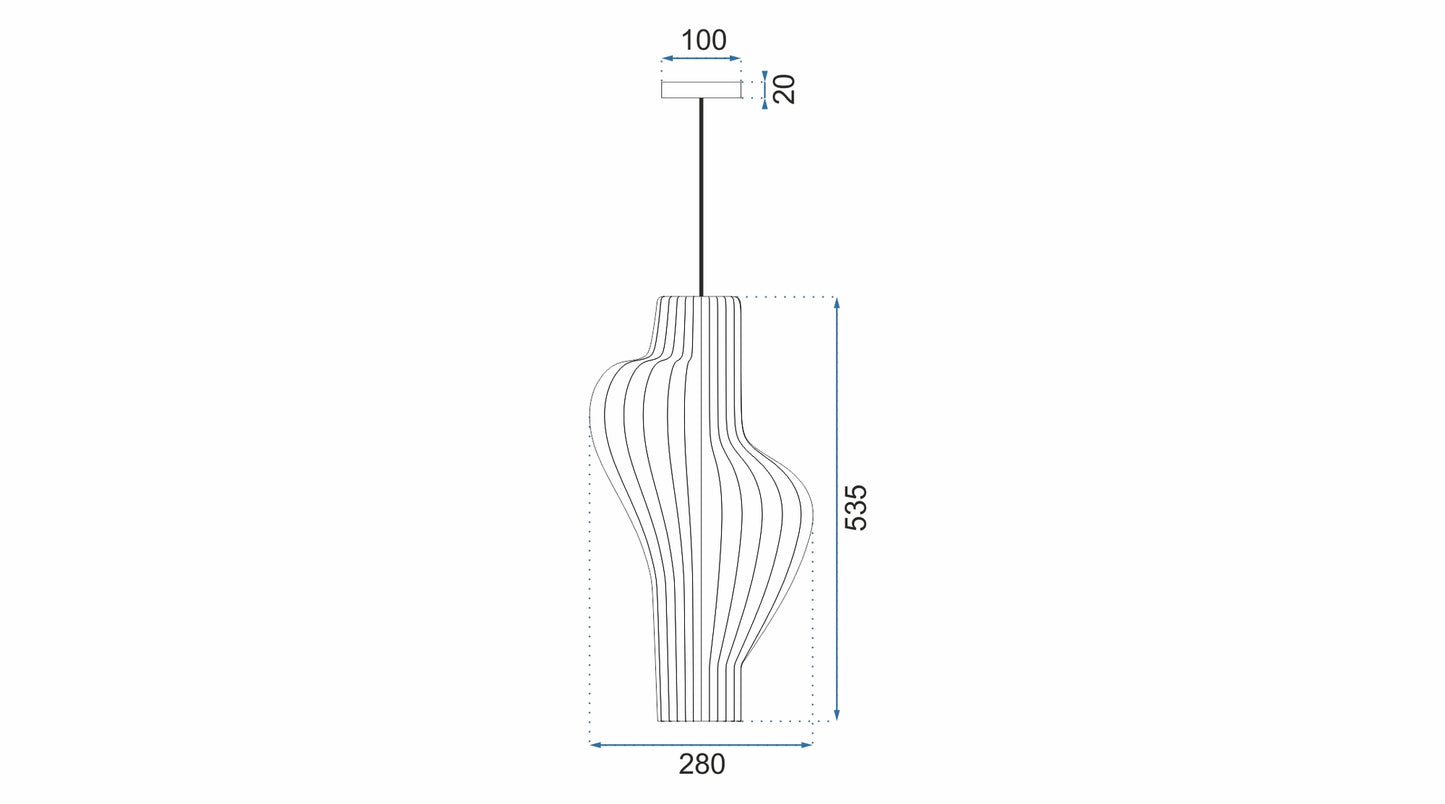 Plafon Geometric Negru APP484-1CP  9