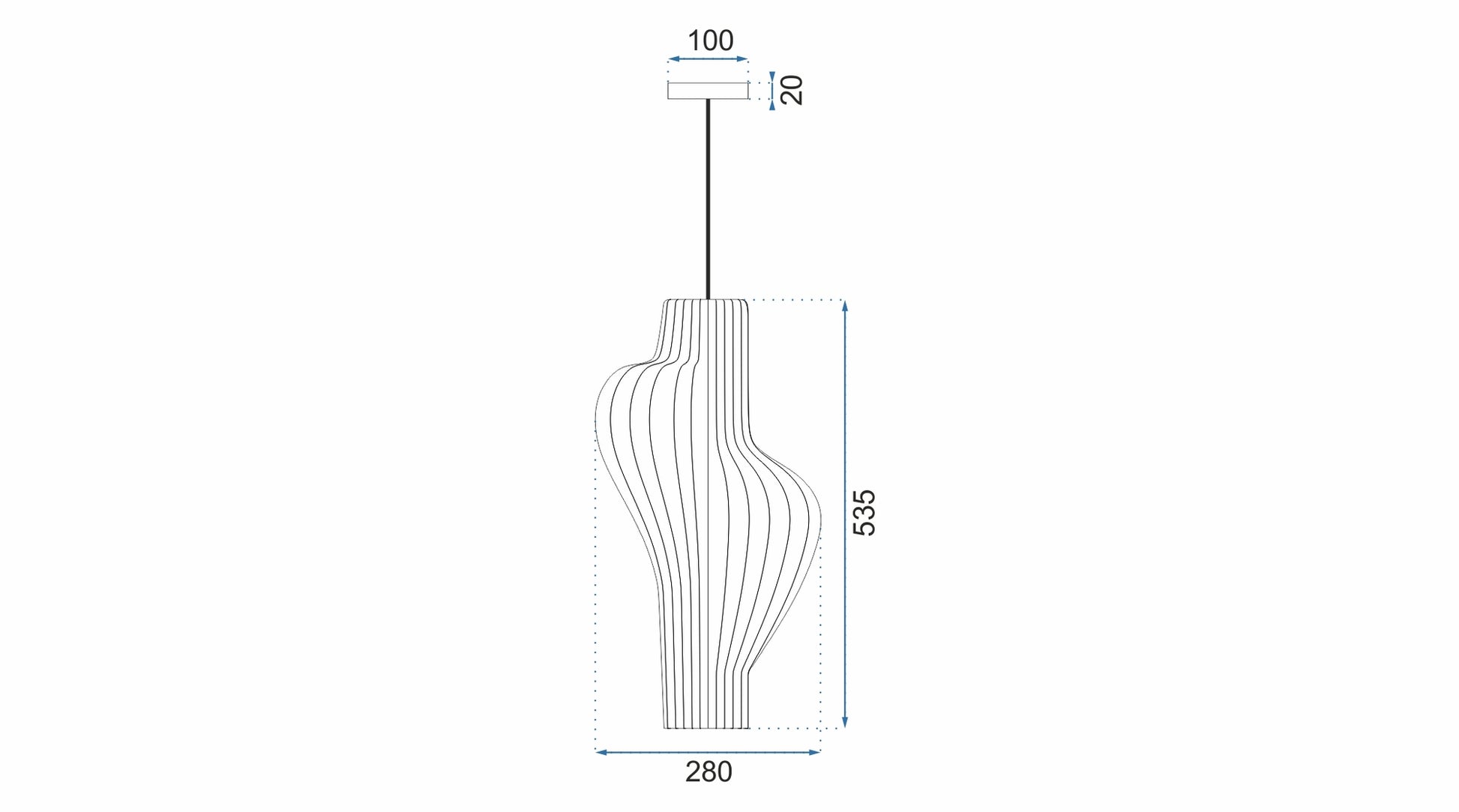 Plafon Geometric Negru APP484-1CP  9