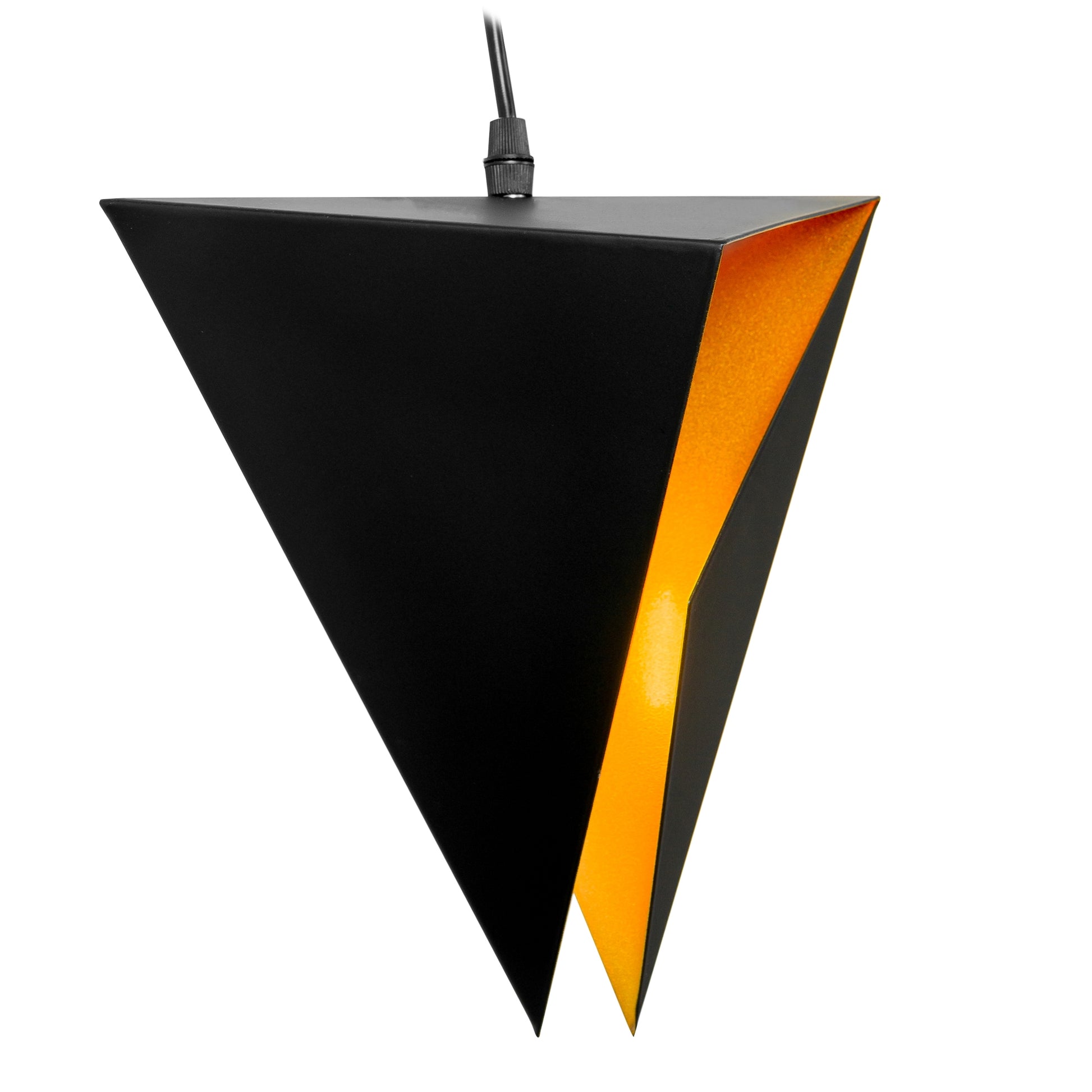Lampă Geometrică De Plafon Triangulară Neagra APP253-1CP  5