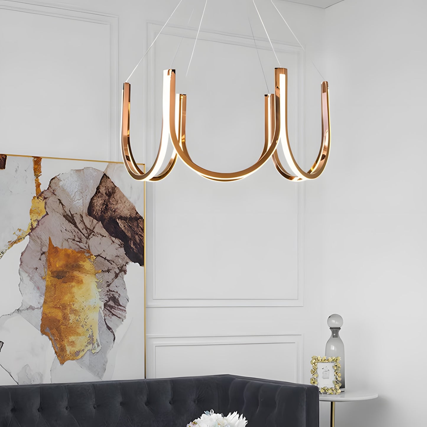 Lampă Suspendată Led App1749-cp Gold  5