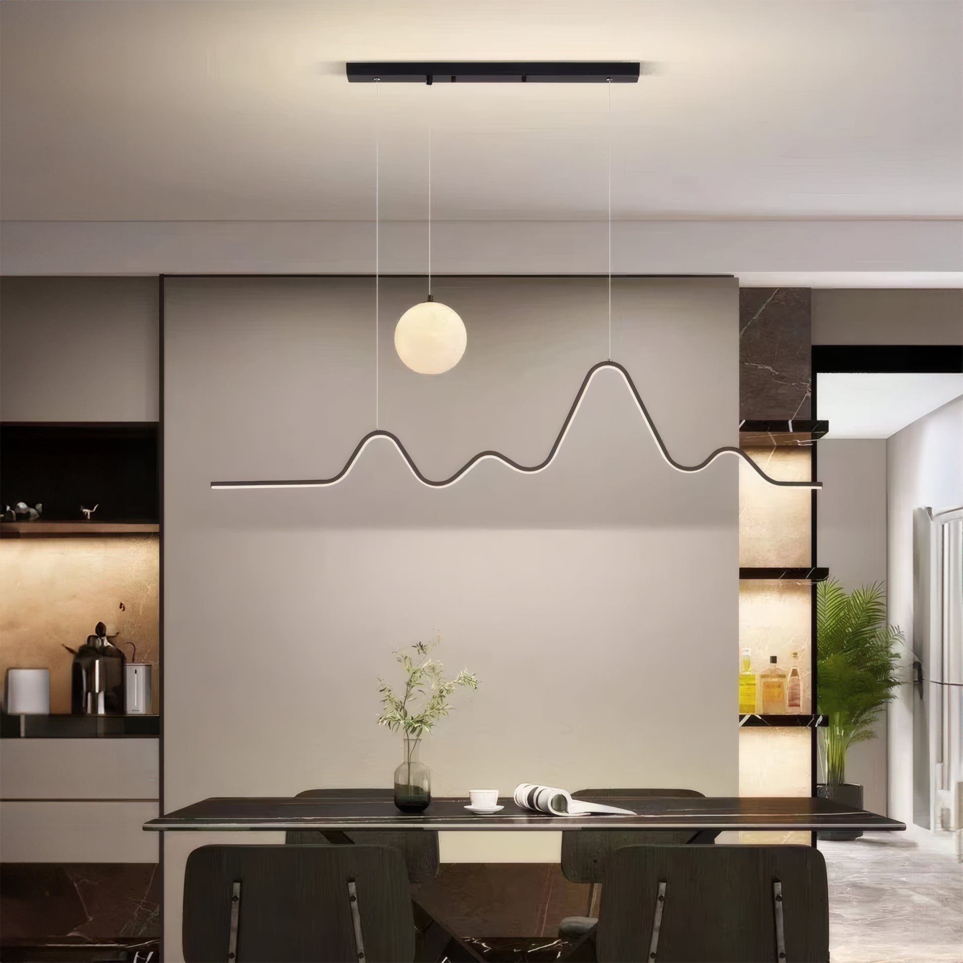 Lampa Led Lhj033-cp Black  2