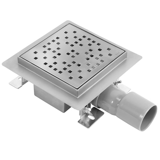 Rigola dus REA DOTS 150x150 Nickel Brush 1