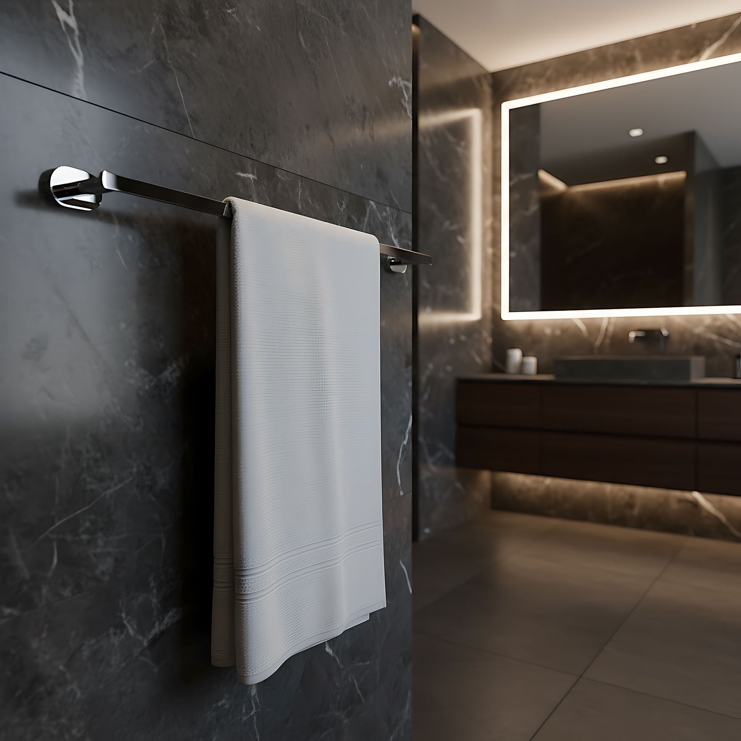 Cuier De Baie Til 101 Chrome  3