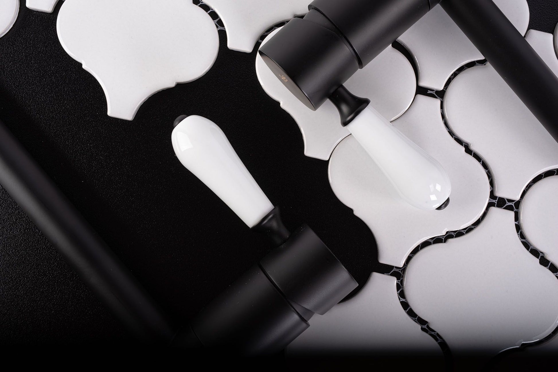 Set de dus incastrat Rea Serra Black + BOX 7