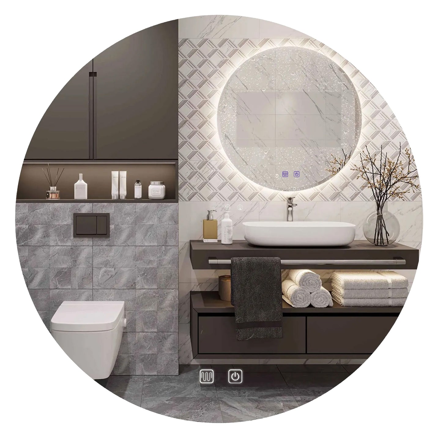 Oglindă Led 50cm Hzj050  1