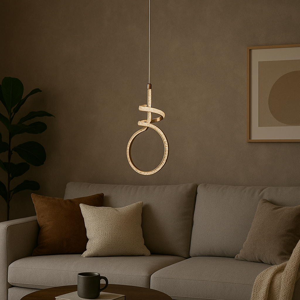 Lampa Led G071-cp Gold  5