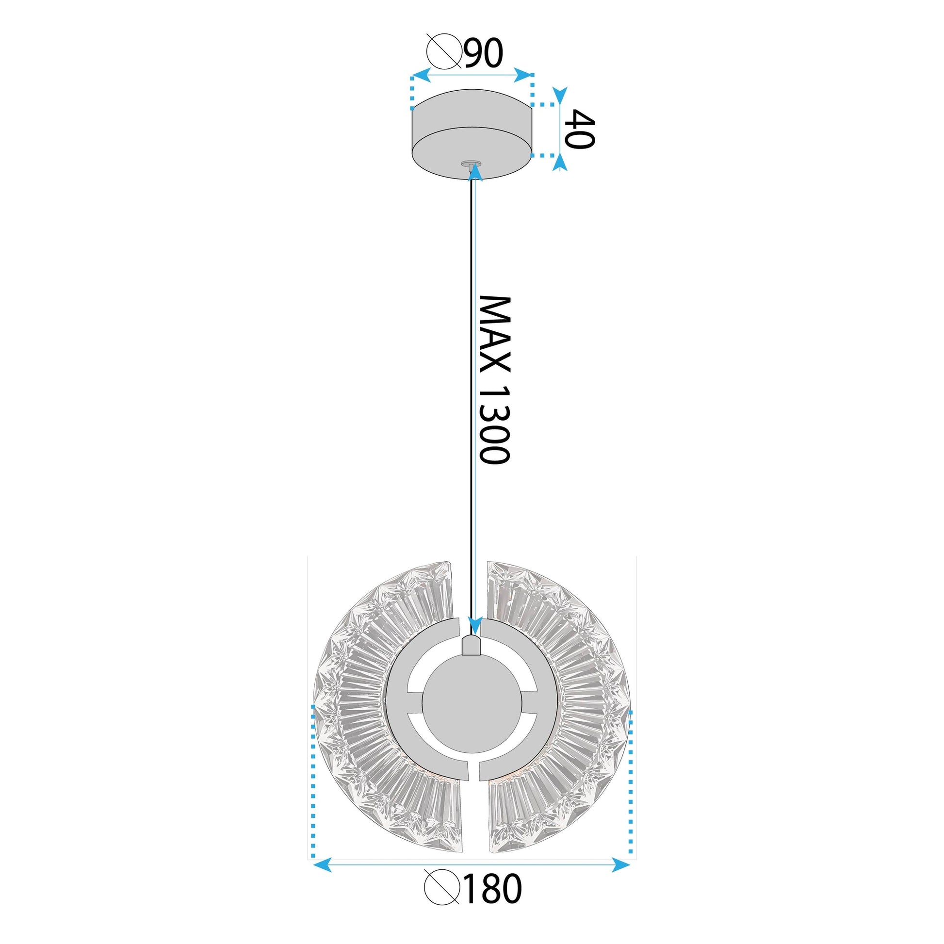 Lampa Led Lhj108-2cp Gold  13