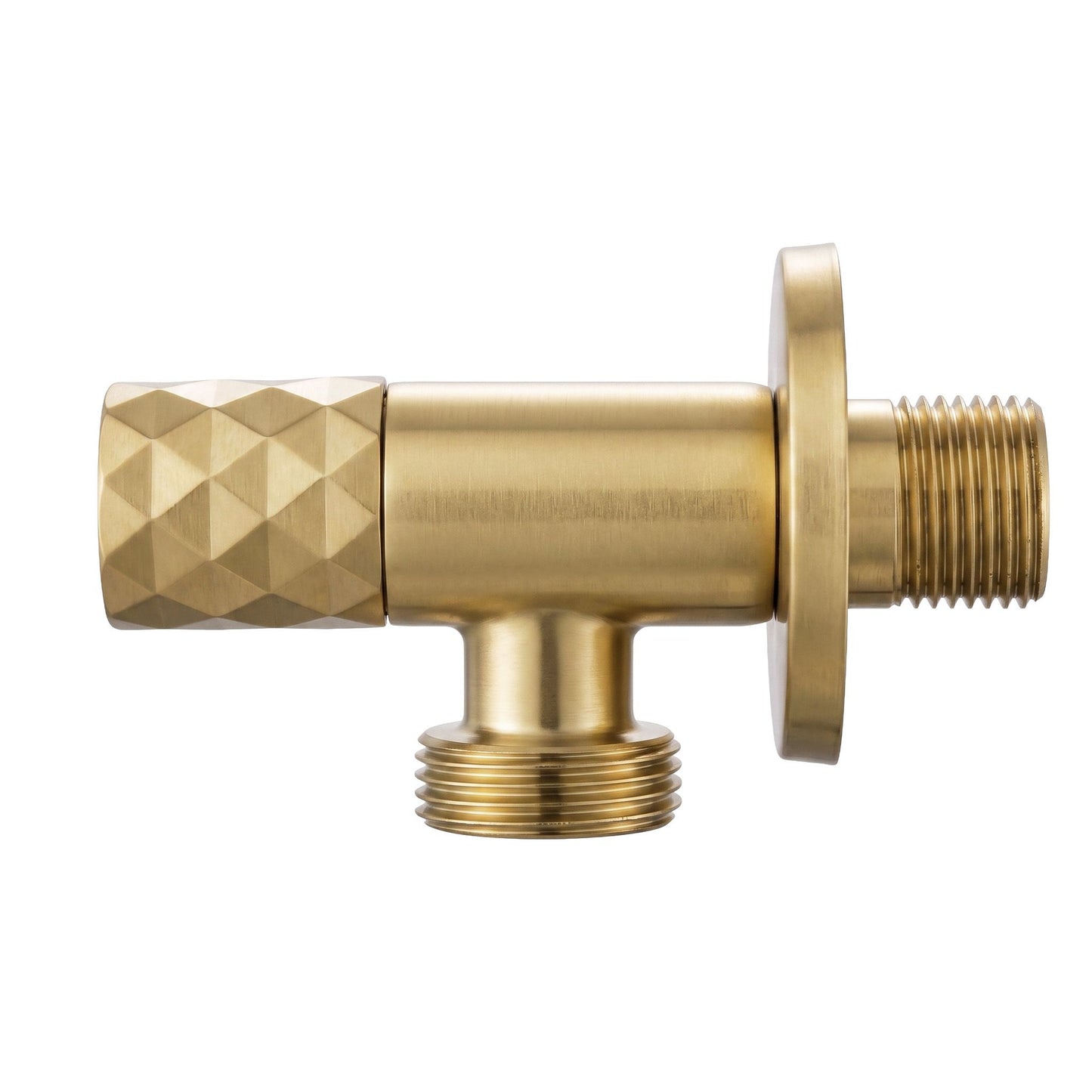 Robinet Colțar Diamond 03 1/2" X 3/4" Brush Gold 3
