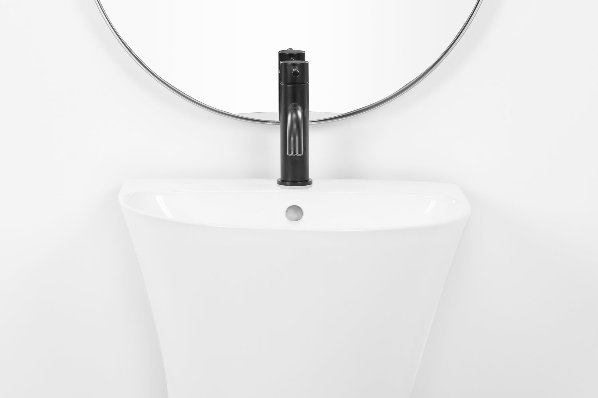 Lavoar De Podea Freestanding Rea Rita Slim Alb  4