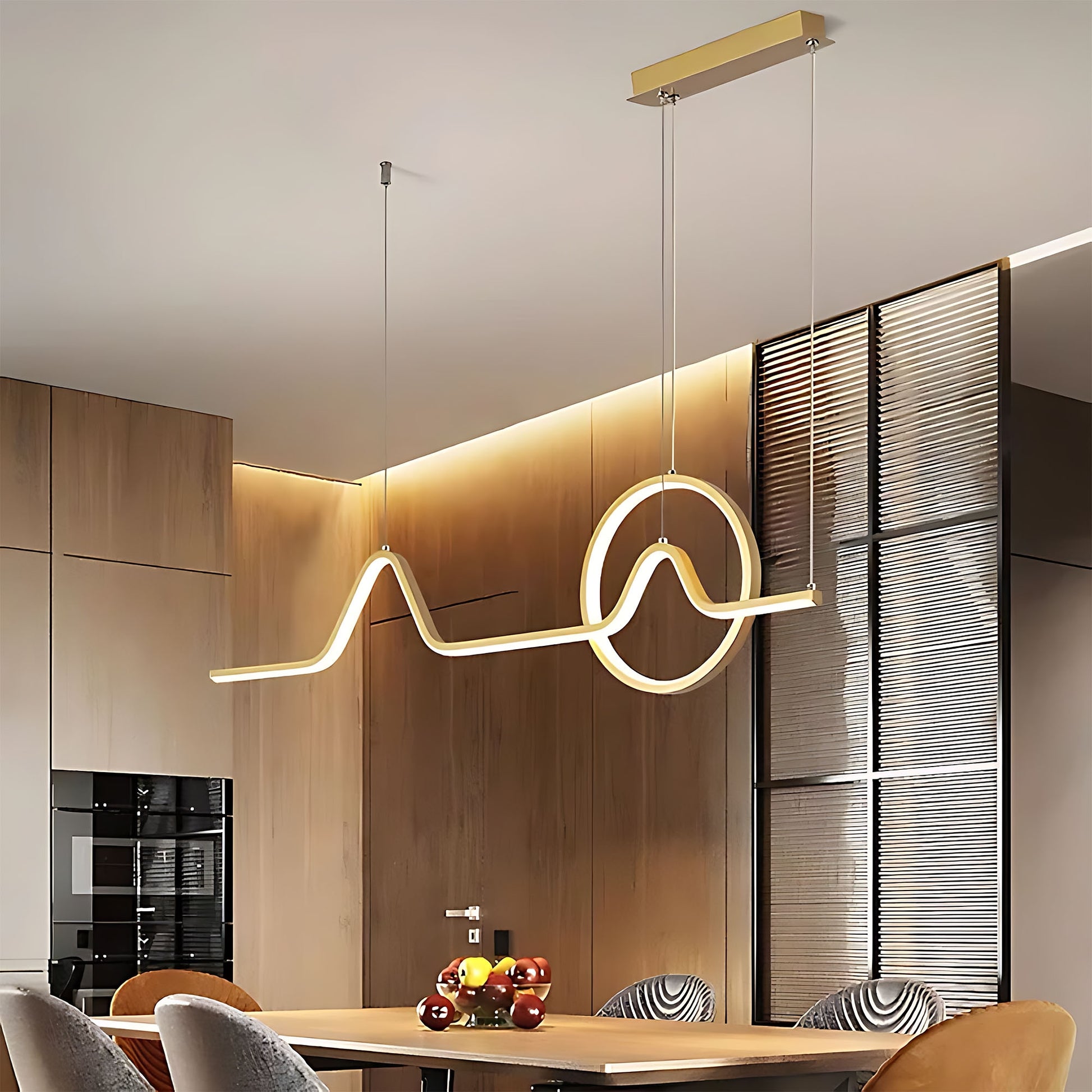 Lampa Led Lhj022-cp 120 Cm Gold  10