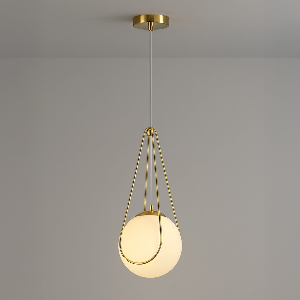 Lampă Suspendată APP1793-1CP 20cm Gold  2