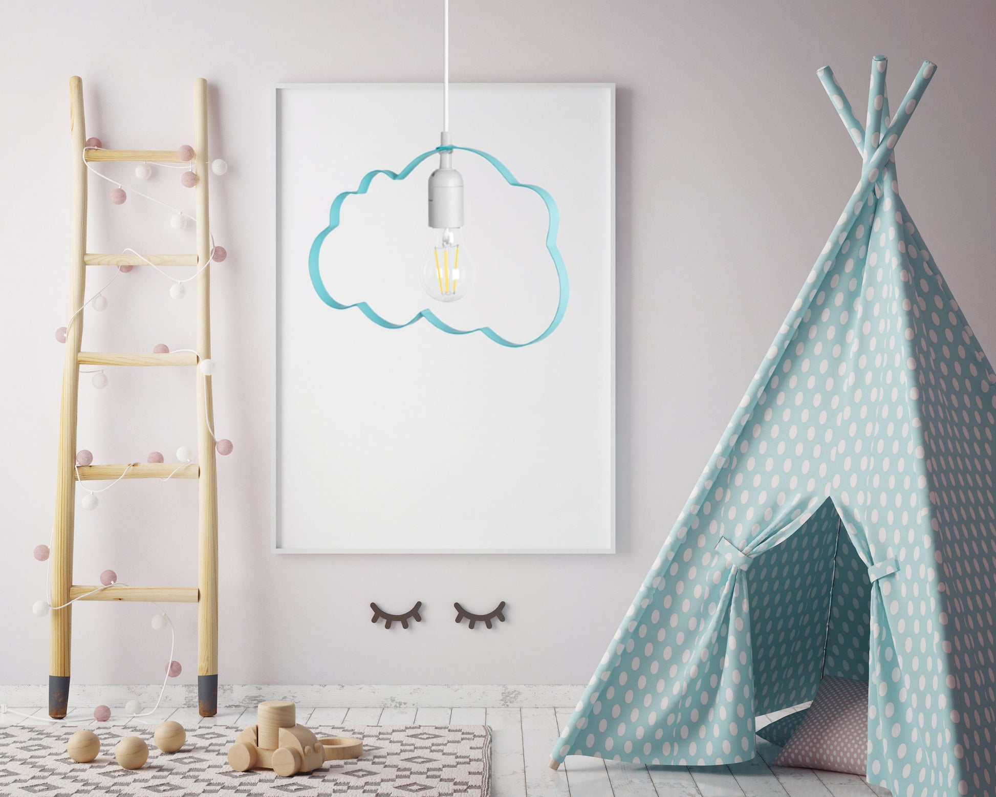 Lampa Suspendabila Norisori Bleu  2