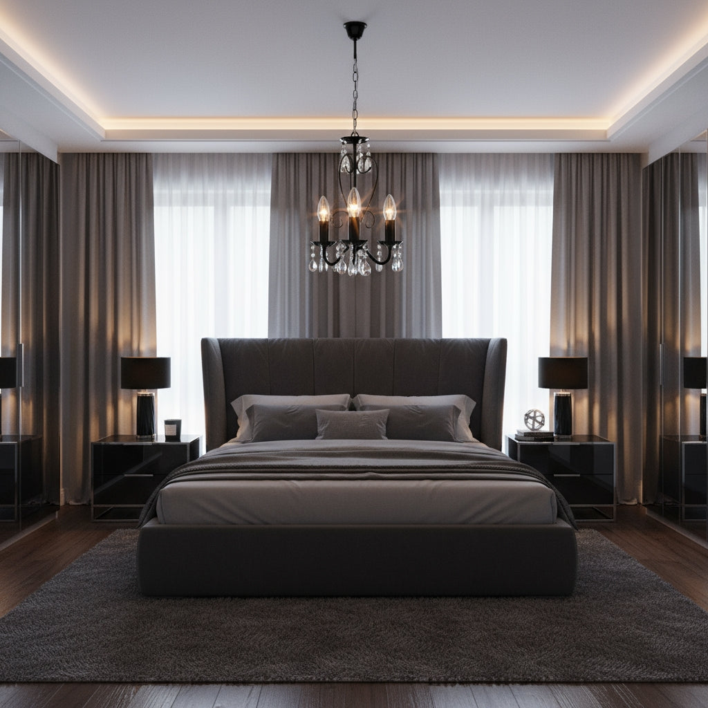 Lampă Suspendată Ebt013-3cp Black  2