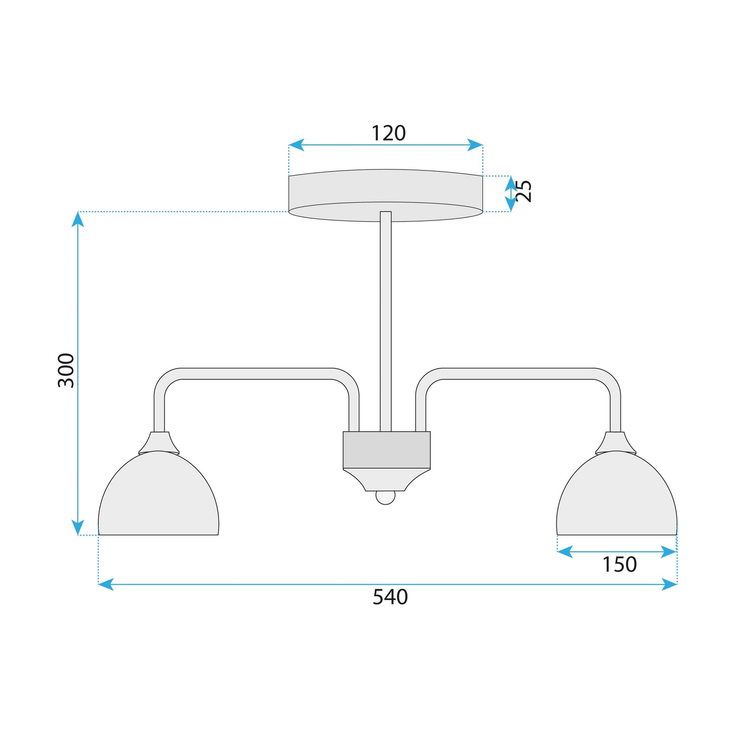 Lampă Suspendată G084-3c Black Grey  6