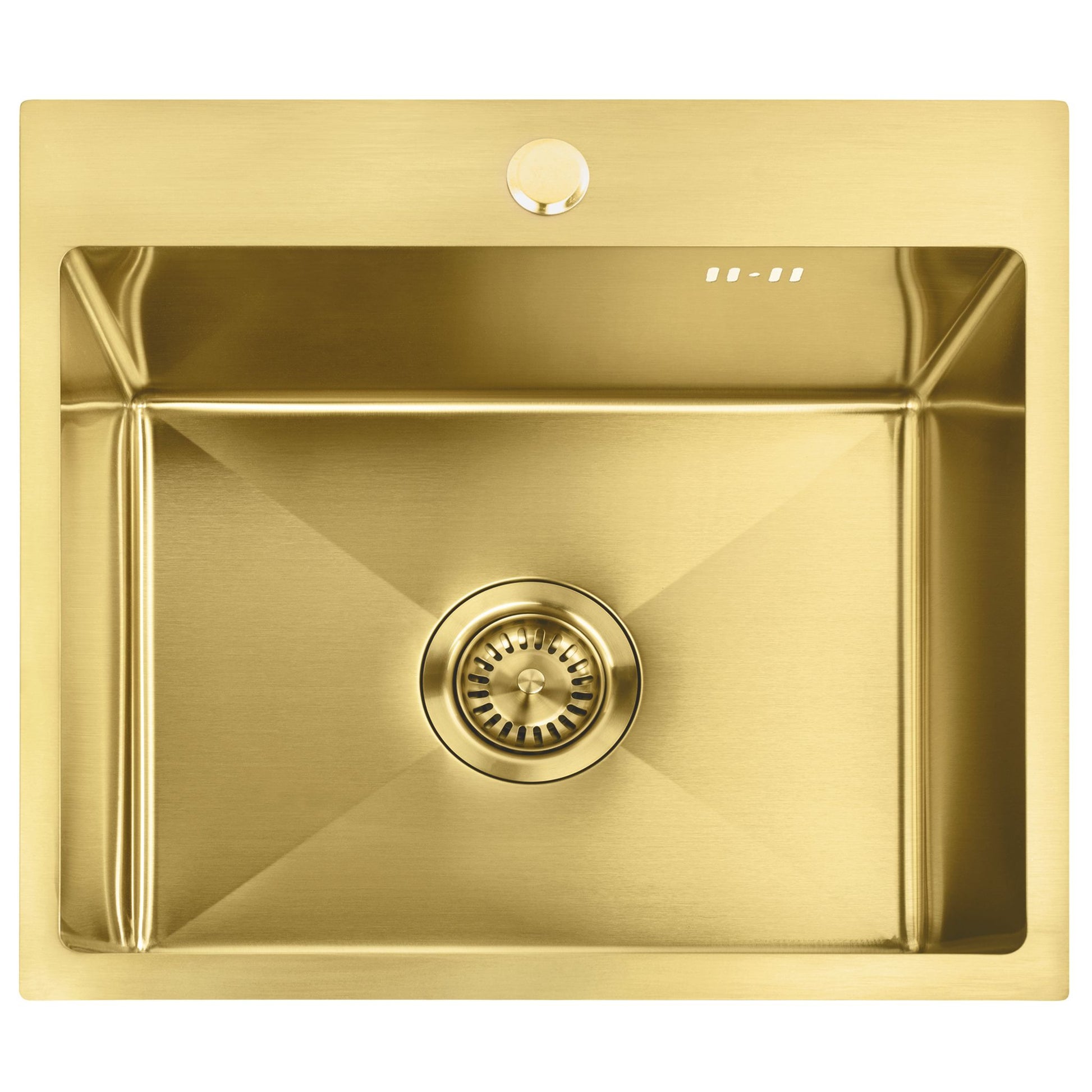 Chiuvetă Din Oțel Cu Set De Accesorii 3 Buc. REA Leo 50 Brush Gold Accesorii Gri 10