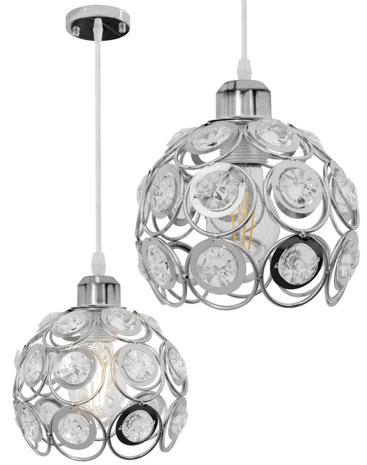 LUSTRA ELEGANTA DE TAVAN APP207 LOFT Argintiu 1