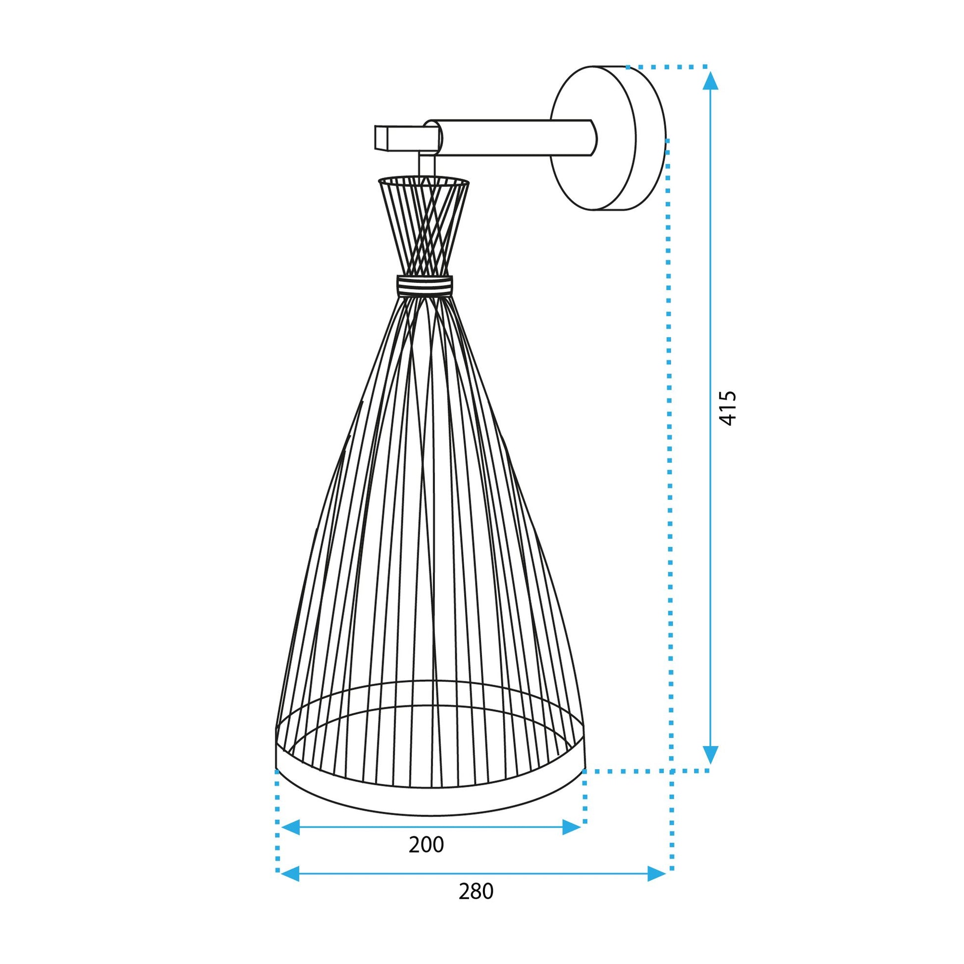 Lampa de perete BOHO APP1340-1W  9