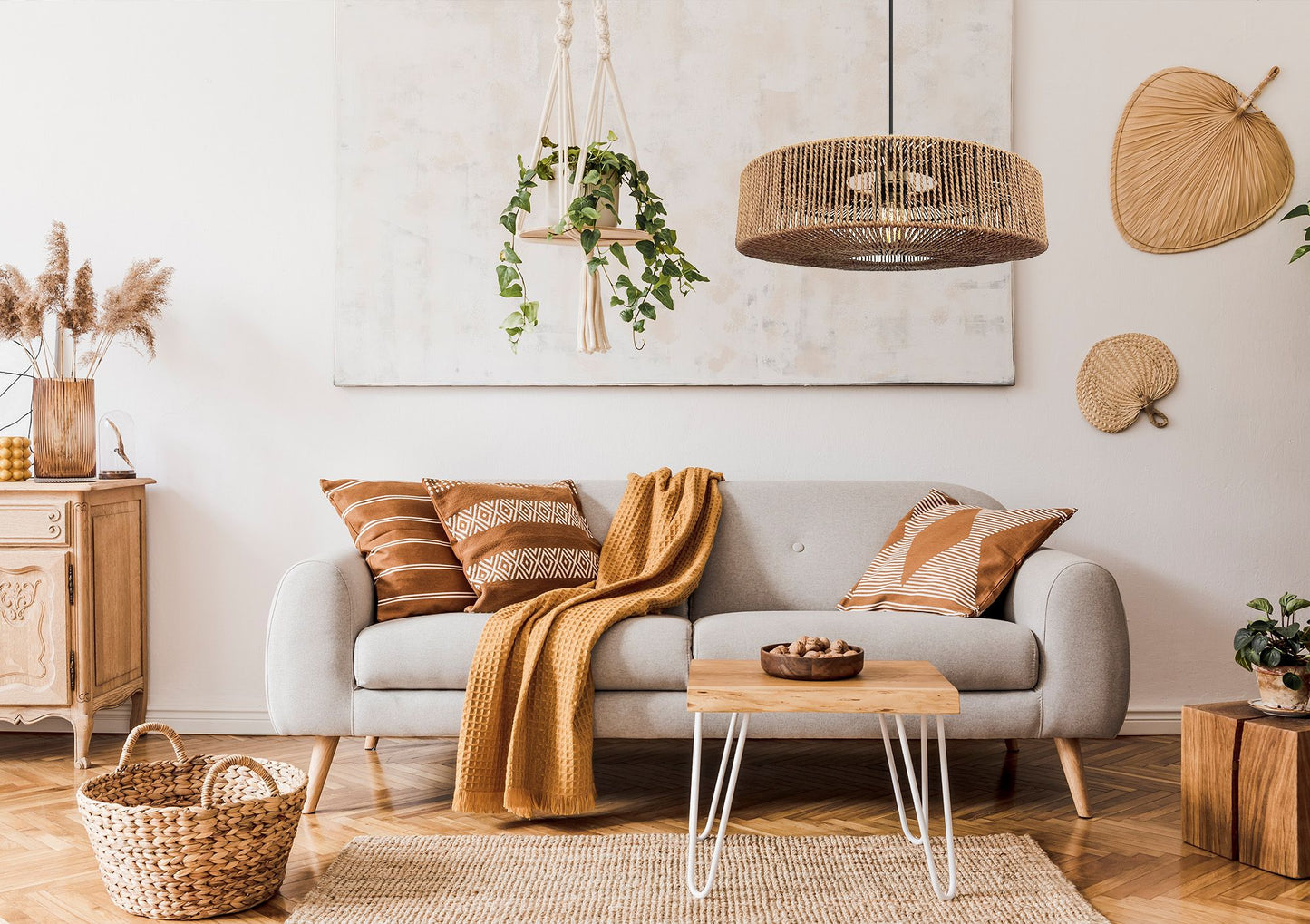 Lampă de tavan APP1294-1PC Beige  7