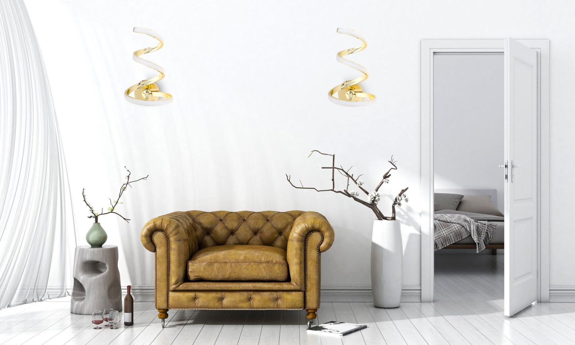 LAMPĂ LED SPRING UP APP830-W GOLD  7