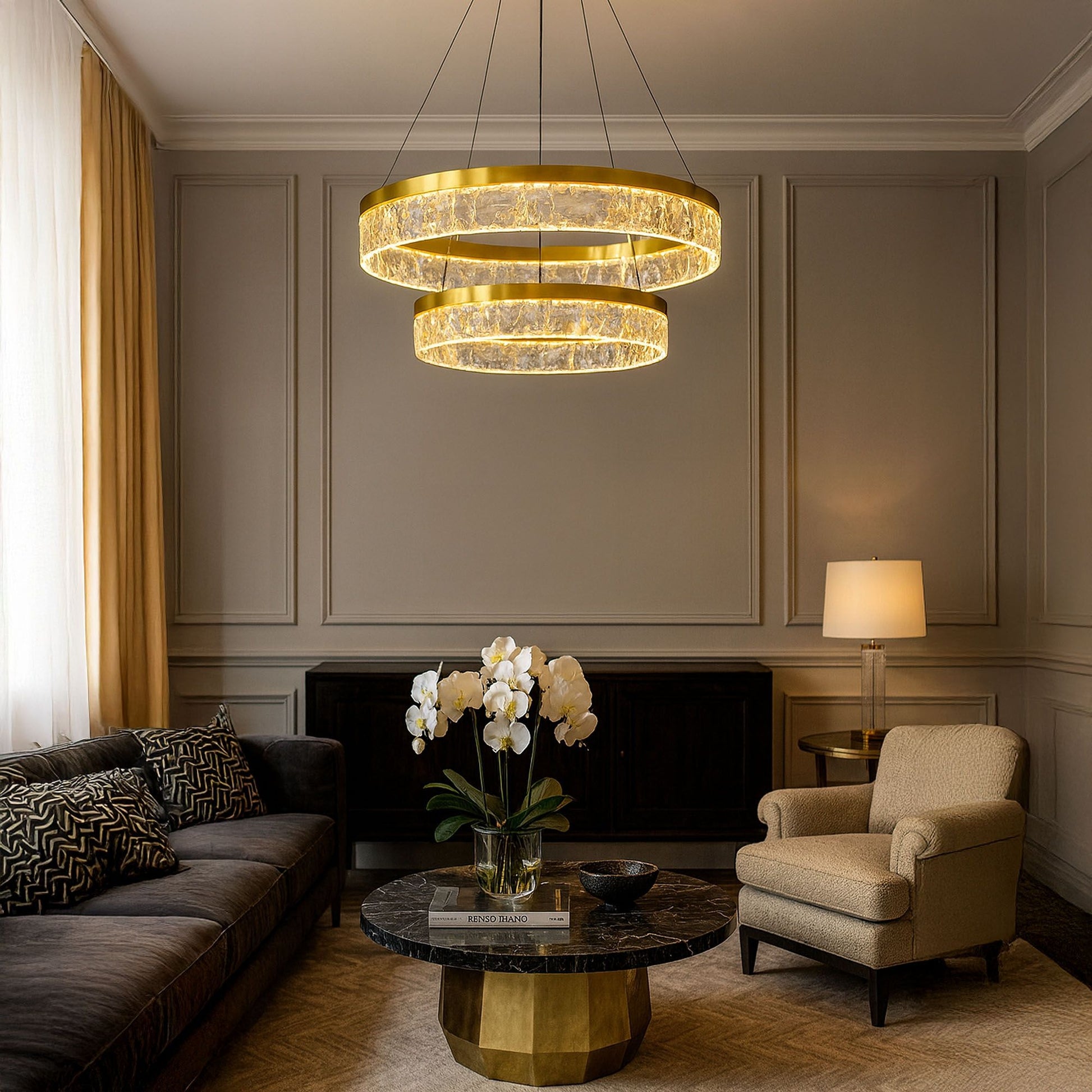 Lampa Led Lhj049-cp2 Gold  9