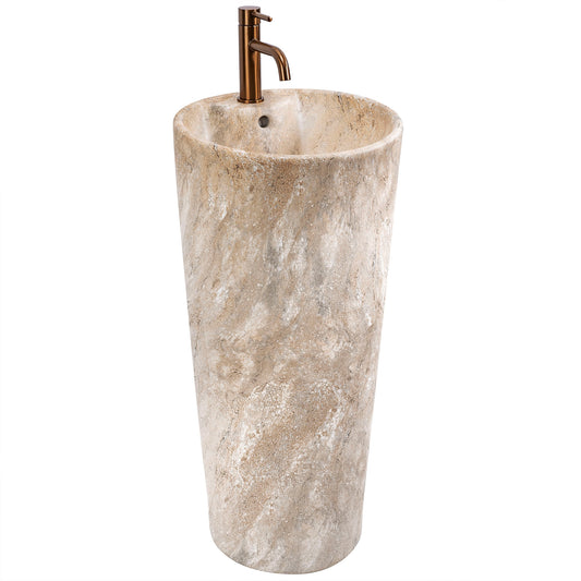 Lavoar Freestanding De Sine Stătător Ceramic Rea Blanka Savana Matt  1