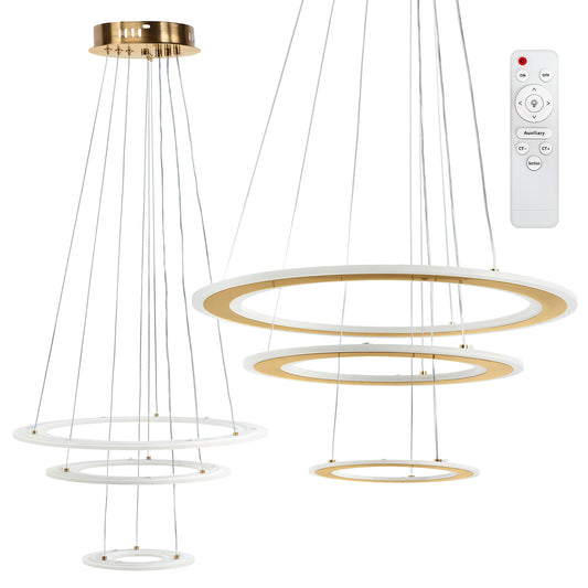 Lampă De Tavan Led G041-3cp Brush Gold  1