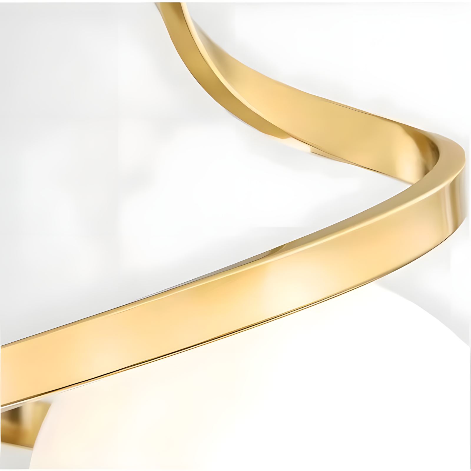 Sferă De Sticlă Spirală Lampă Suspendată APP1733-1CP Aur  3