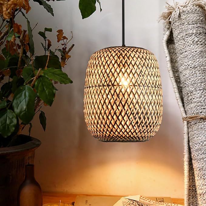 LAMPA SUFITOWA WISZĄCA BOHO BAMBOO APP1542-1CP 4