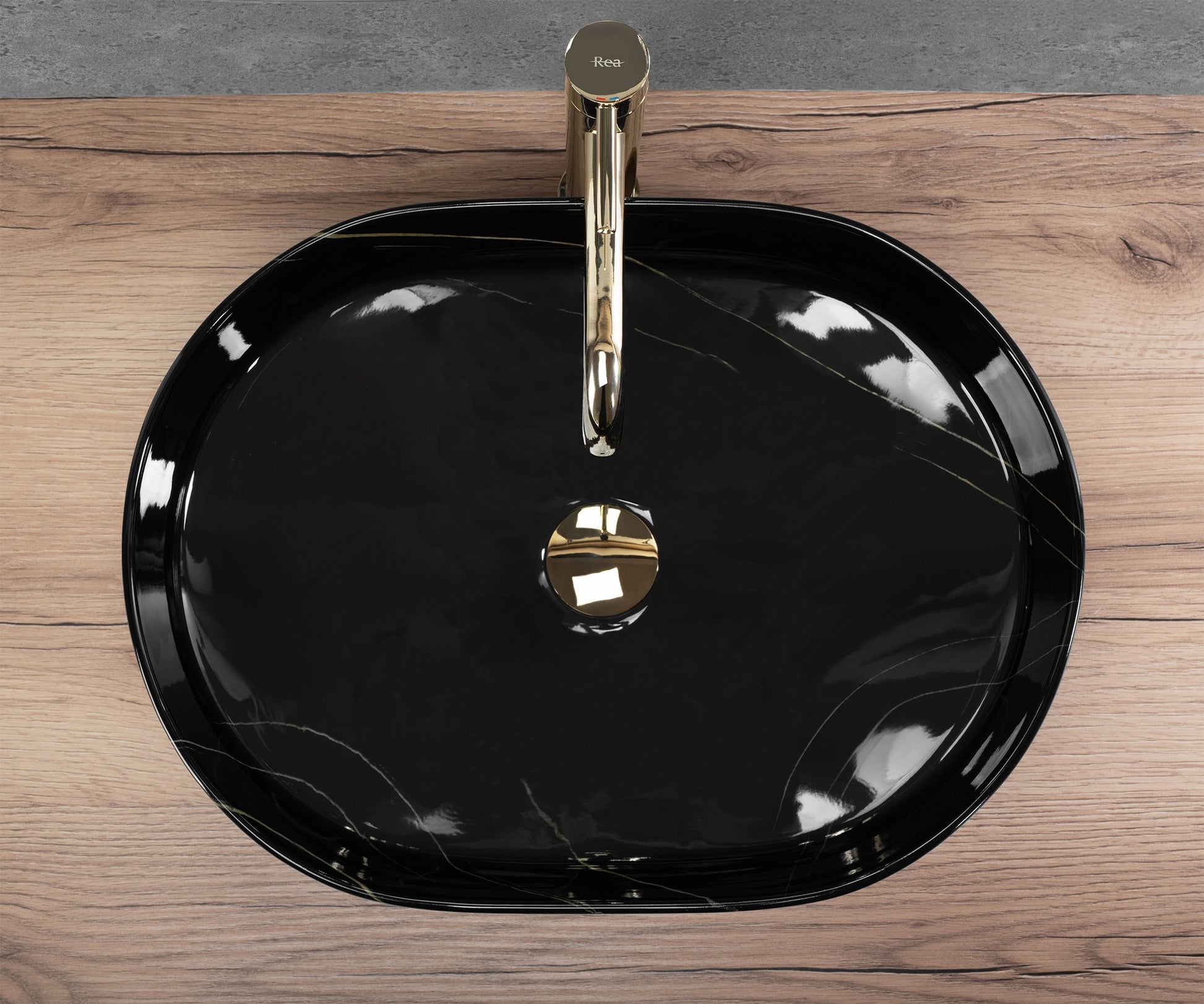 Lavoar Pe Blat Rea Nadia 50 Black Stone  2