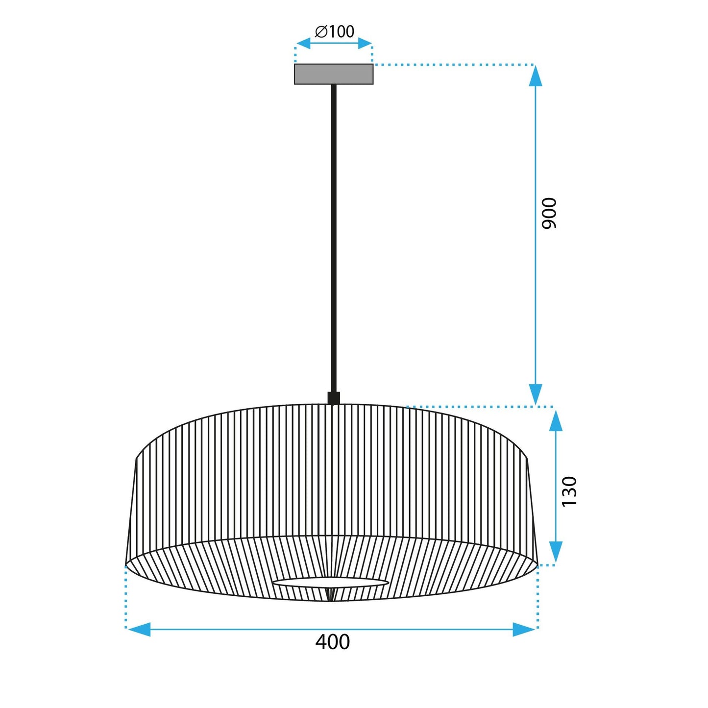 Lampă de tavan APP1295-1CP Brown  9