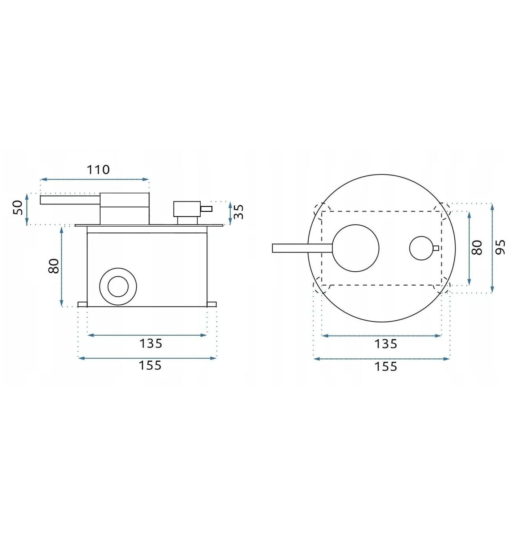 Set De Dus Incastrat Rea Foss Clif Black + Box  5