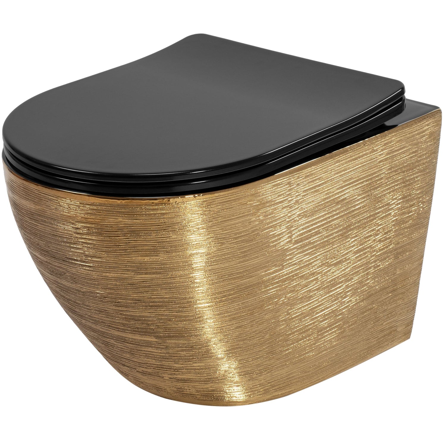 Vas WC Carlo Flat Brush Gold  1