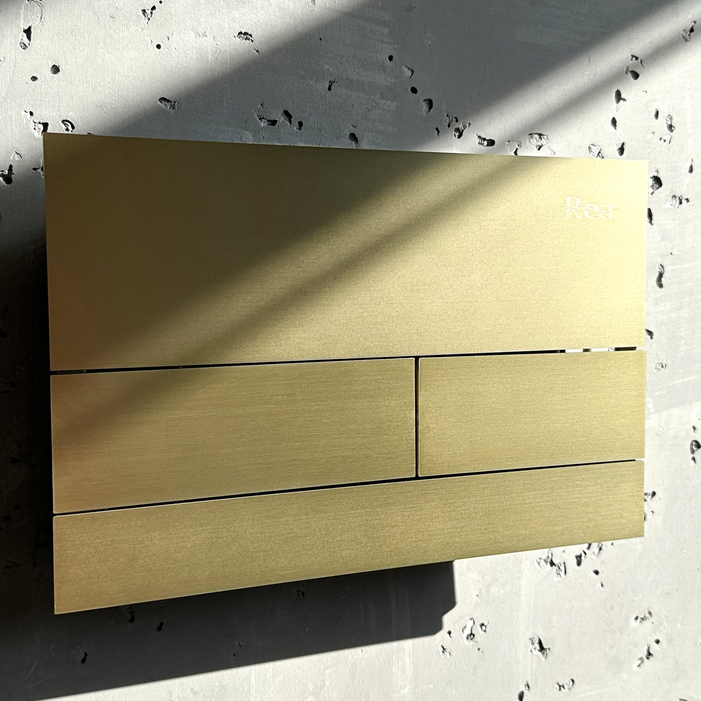 Cadru Wc Încastrat Rea Cu Buton T Brush Gold  8