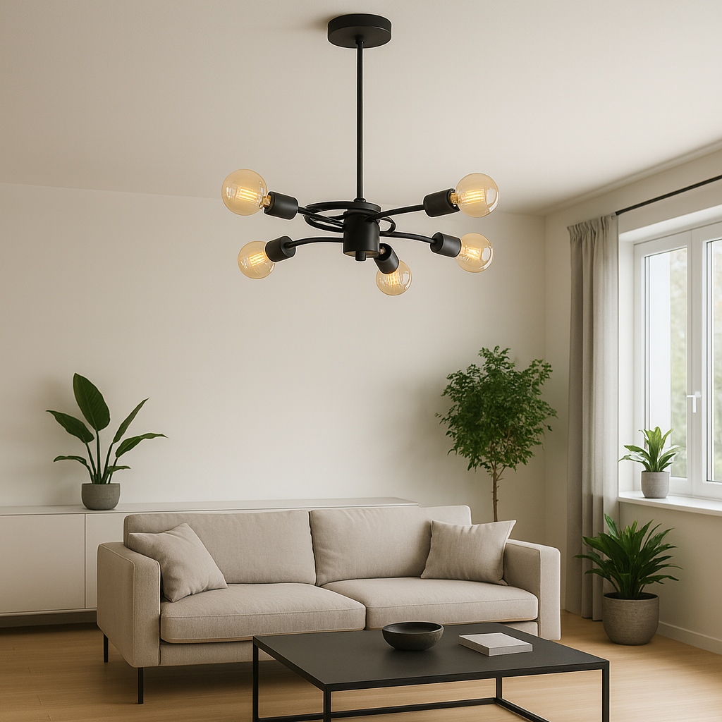 Lampa Sufitowa Loft APP739-5CP  3