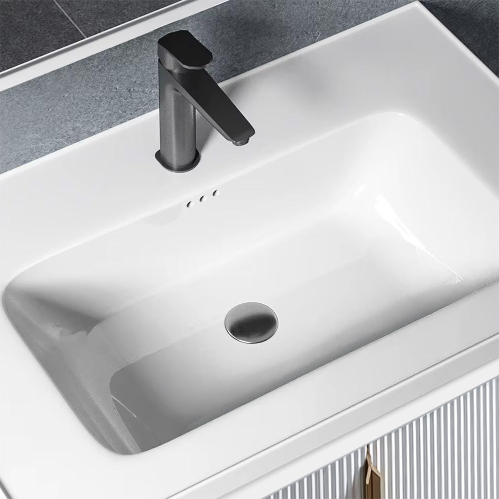 Set Mobilier De Baie Cu Lavoar Astor 60cm White  3