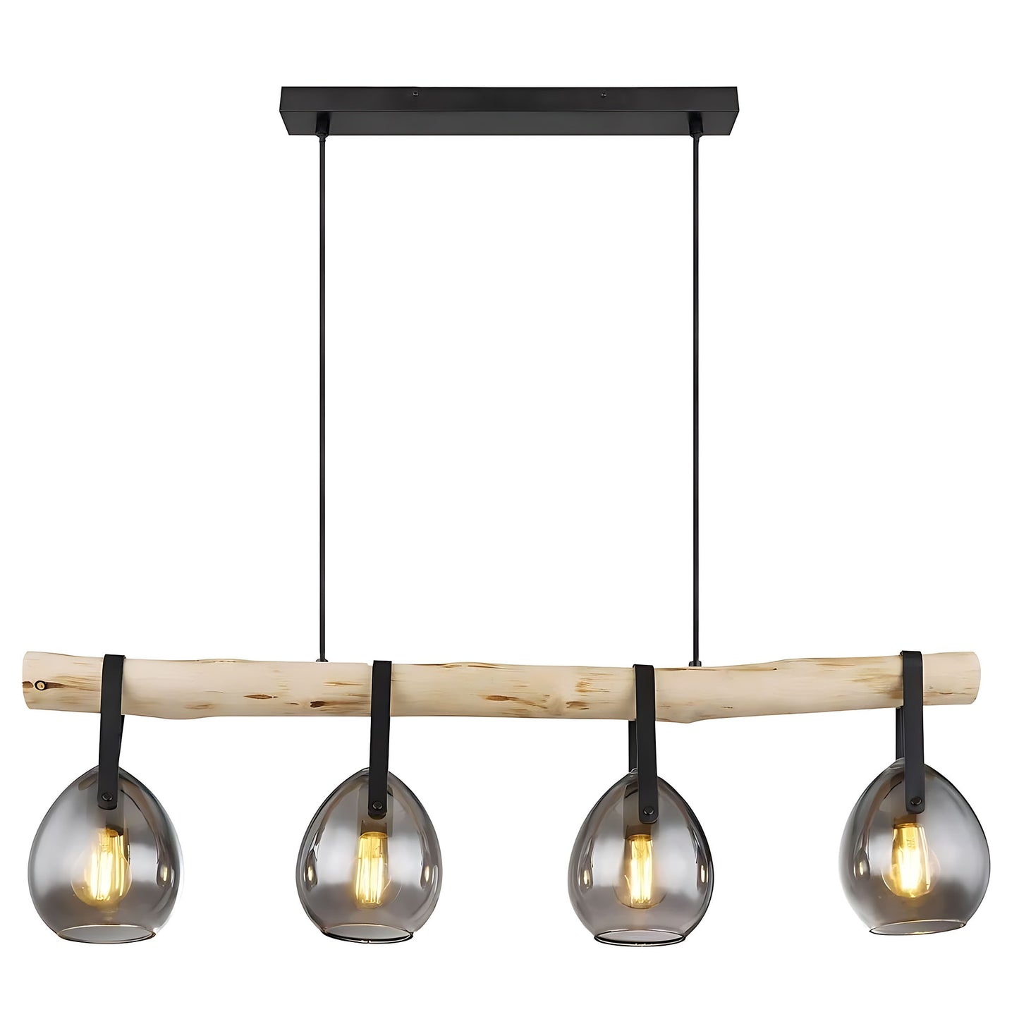 Lampă De Tavan APP1775-4CP Wood Grey  5