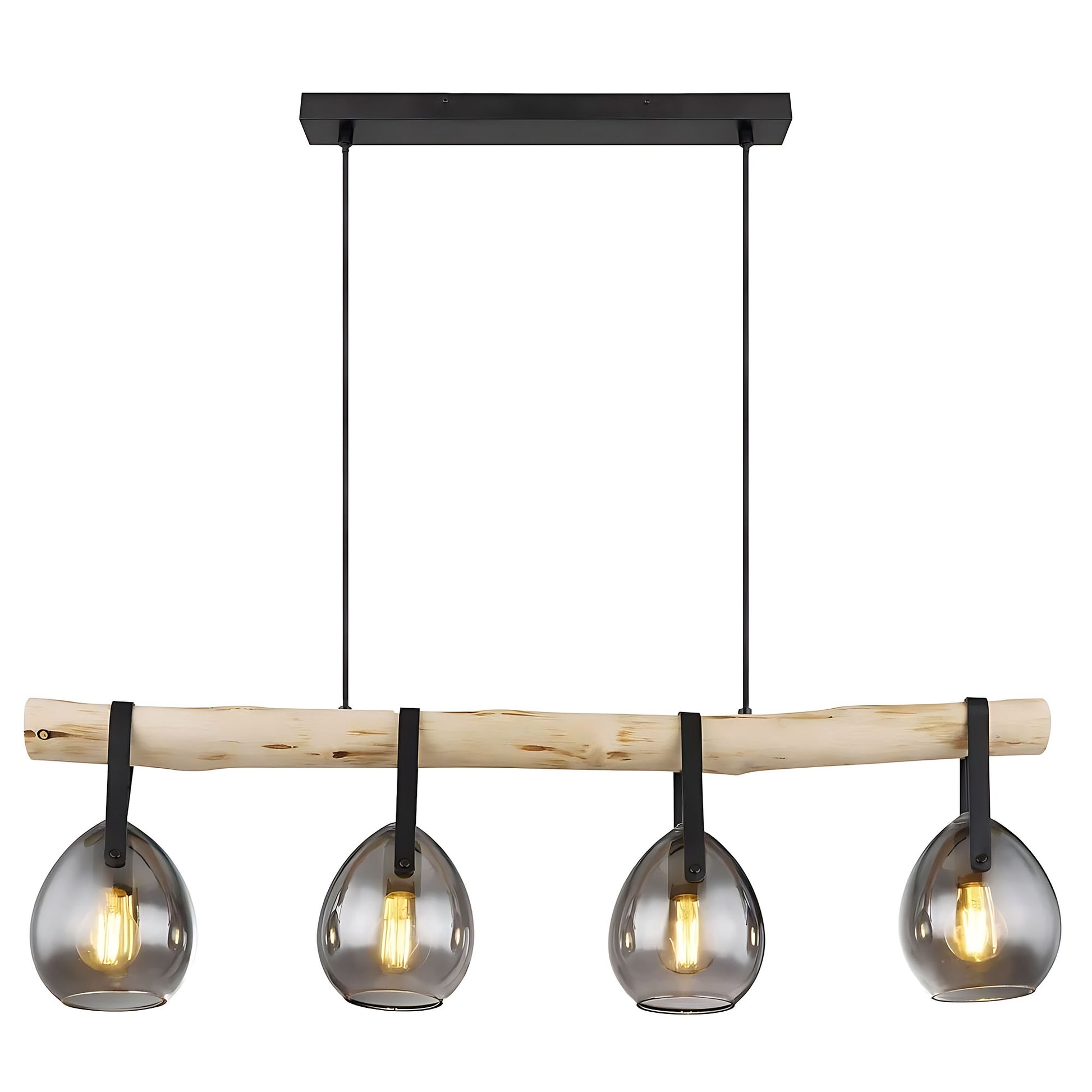 Lampă De Tavan APP1775-4CP Wood Grey  5