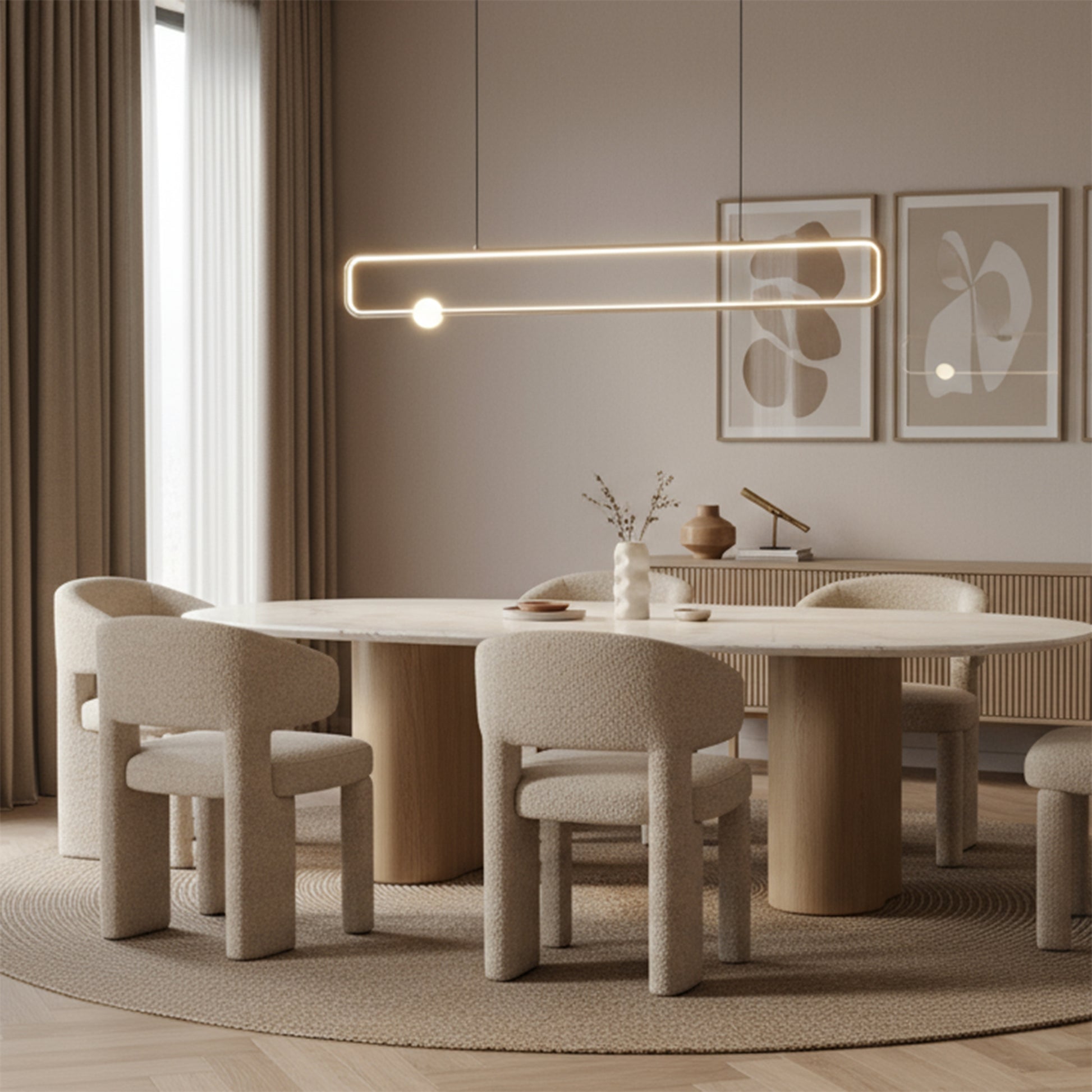 Lampa Led G123-cp Black  4