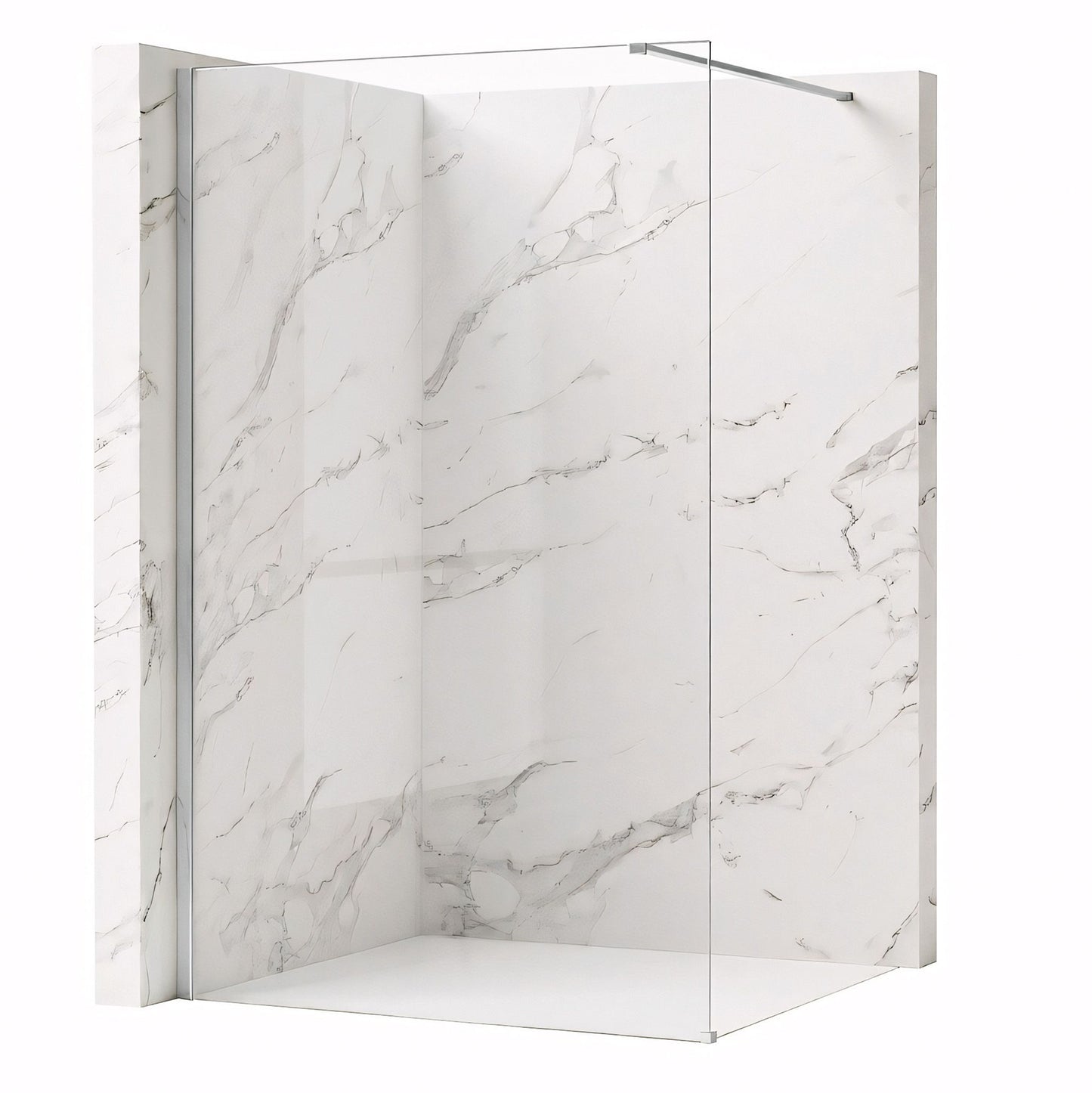 Paravan de dus Rea Flexi Transparent / Chrome 70  1
