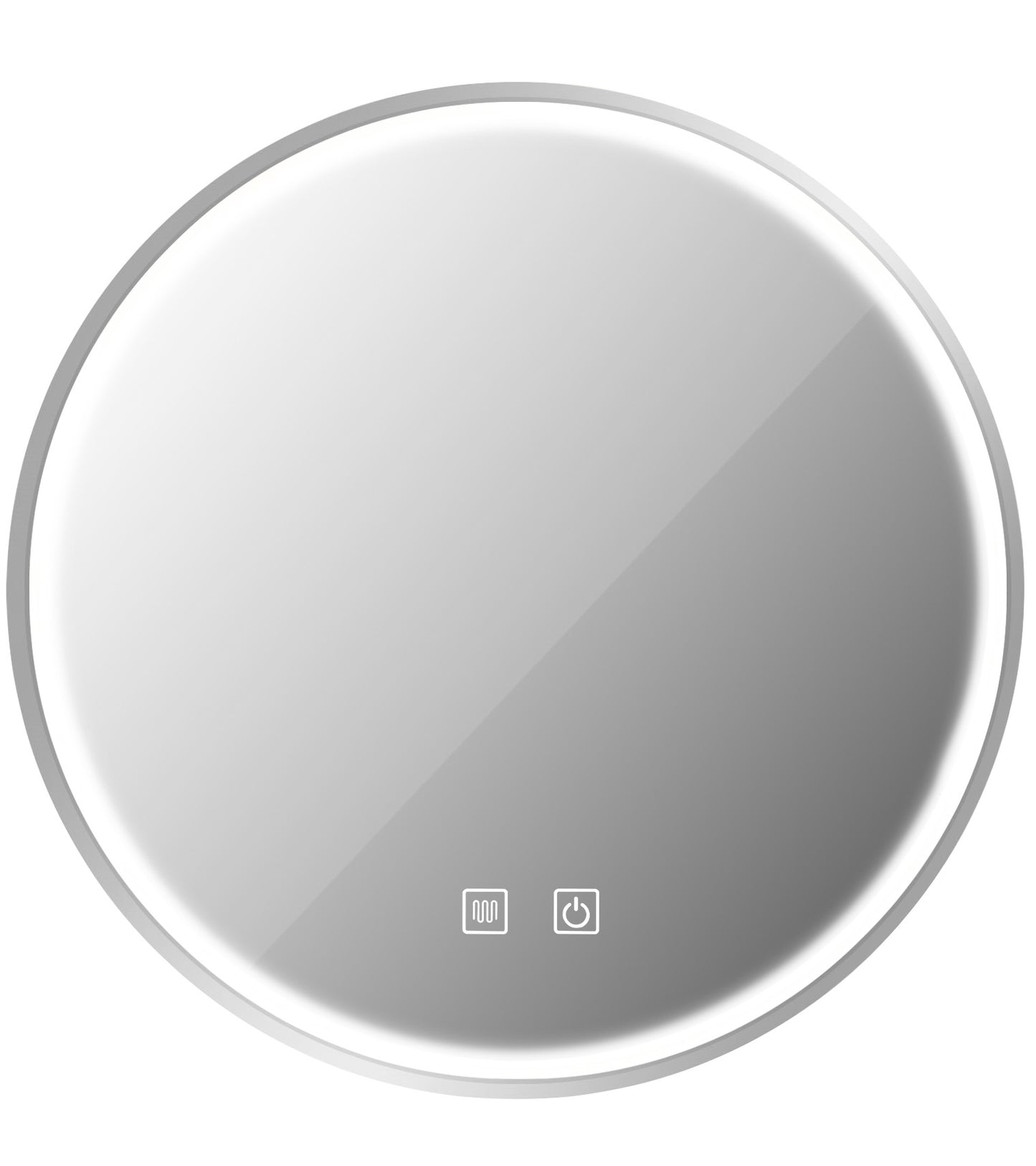 Oglindă LED 80cm MMJ BRUSH SILVER  11