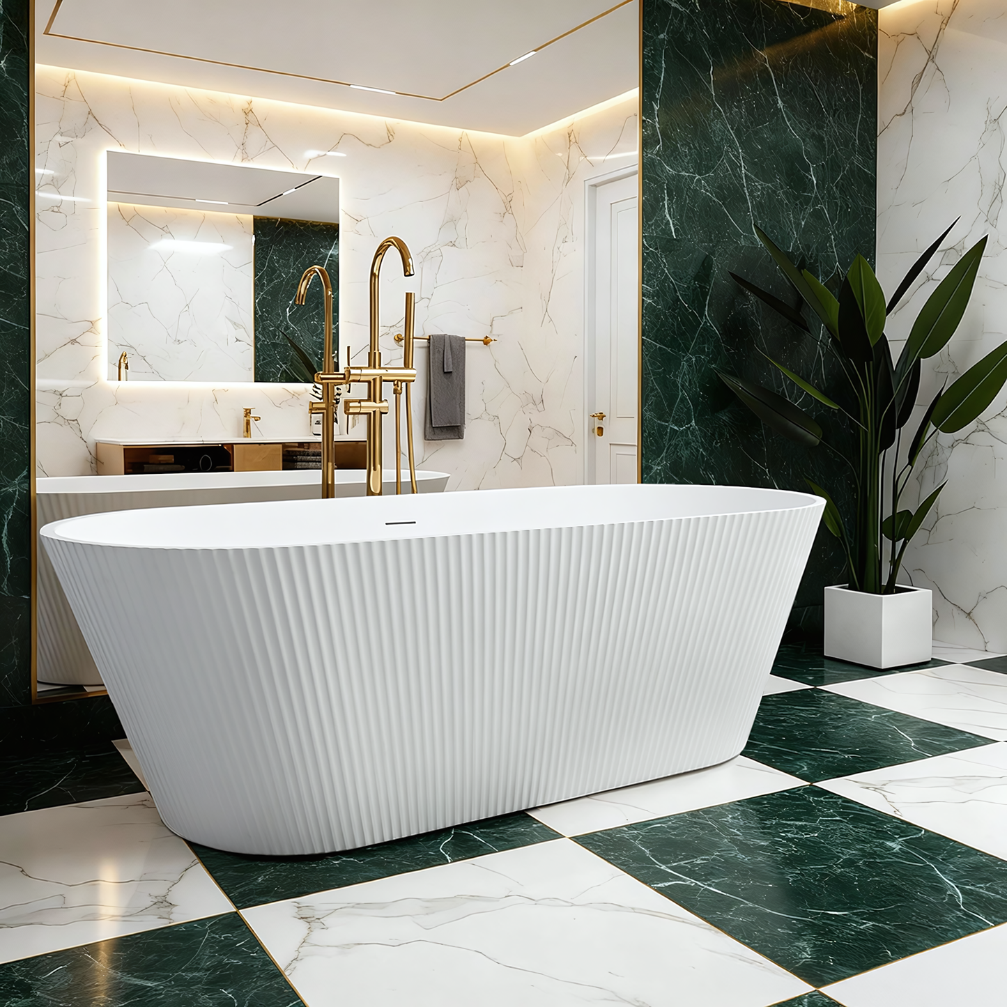 Cadă Acrilică Freestanding Ofelia 170  6