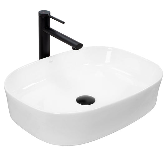 Lavoar ceramic pentru blat Rea Angie 1