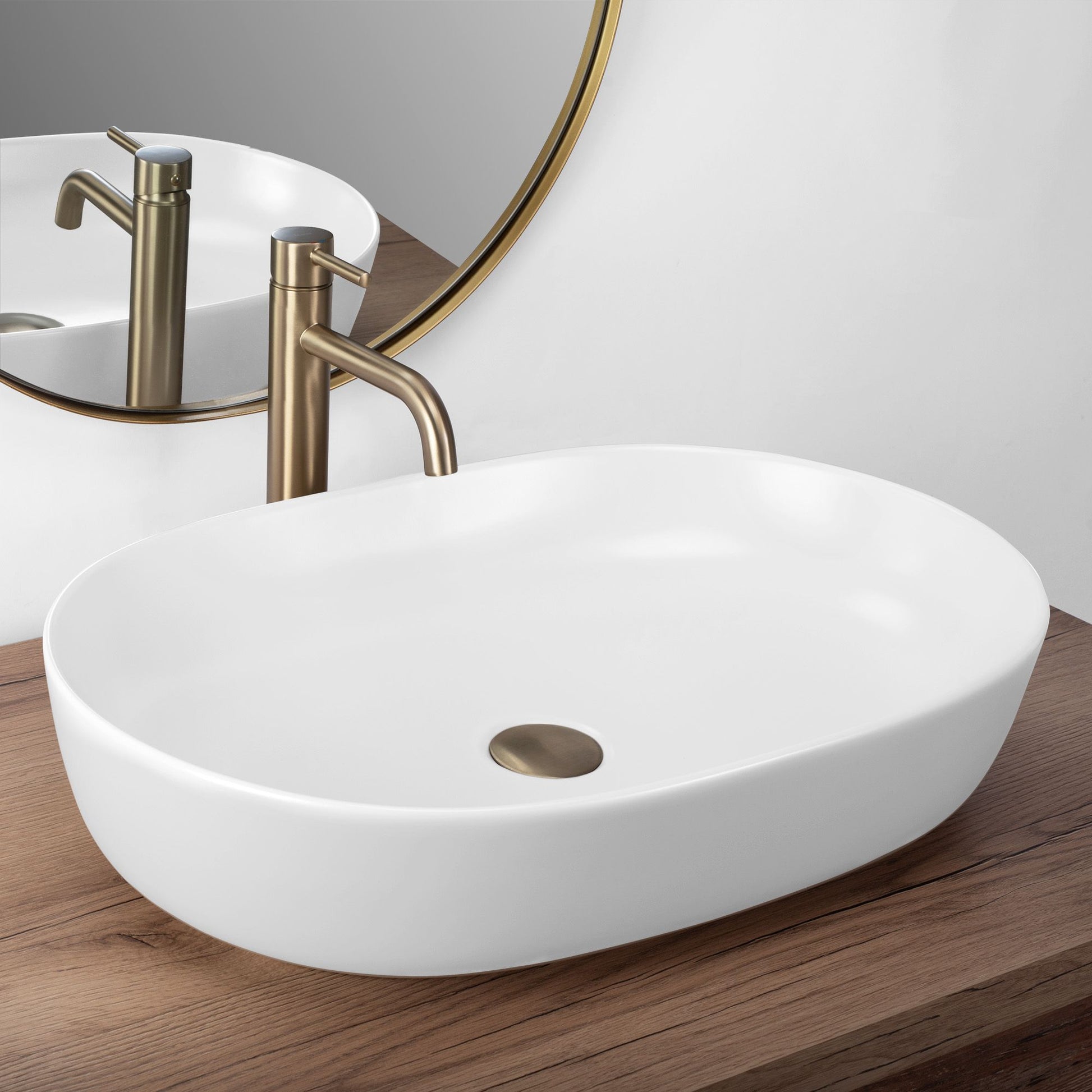 Lavoar pe blat Rea CLEO 61 WHITE MATT 2